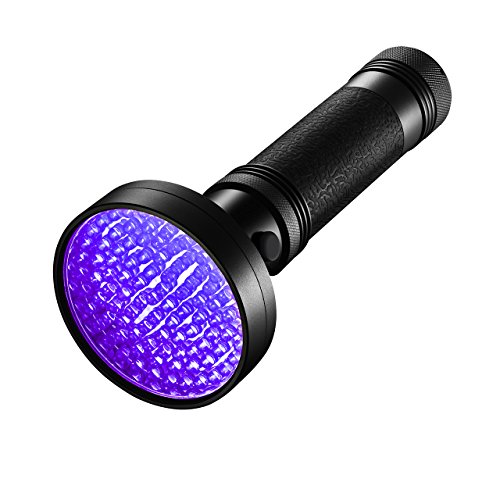 100 led uv black light flashlight